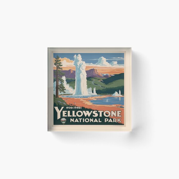 Item preview, Parque Nacional de Yellowstone, década de 1940 designed and sold by Eclipse 3699.