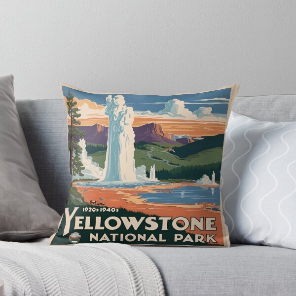 Aperçu de l'œuvre Parc national de Yellowstone, années 1940 créée et vendue par Eclipse 3699.