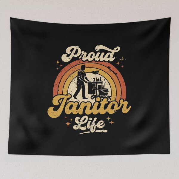Item preview, The Best Proud Janitor Appreciation Days SEP-454 designed and sold by noberic.