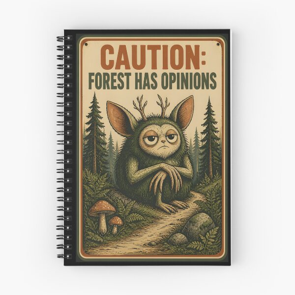 Item preview, CAUTION: Forest Has Opinions designed and sold by FringeInk.