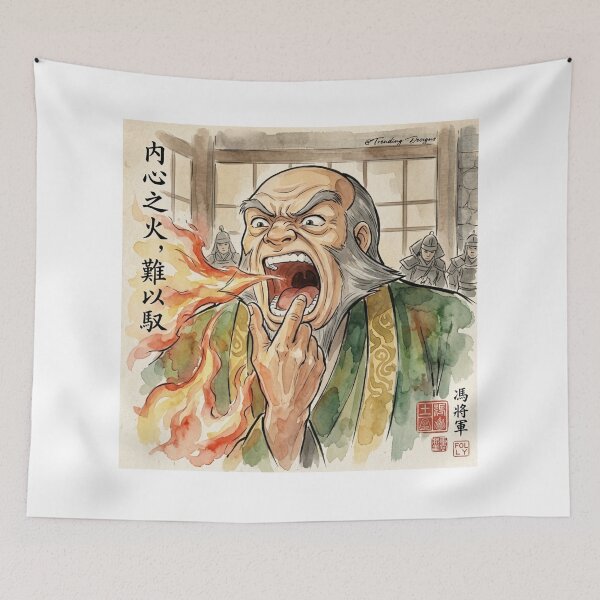 Item preview, Uncle Iroh designed and sold by TrendingFabrics.