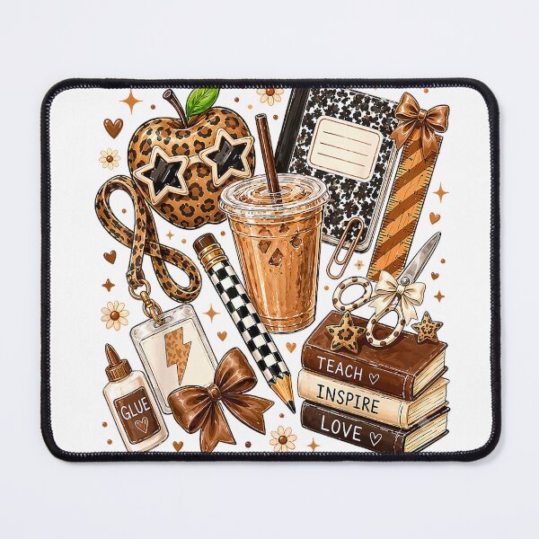 Item preview, Teacher Back to School Supplies Coffee Teach Inspire Love T-Shirt designed and sold by Fester's Designs.