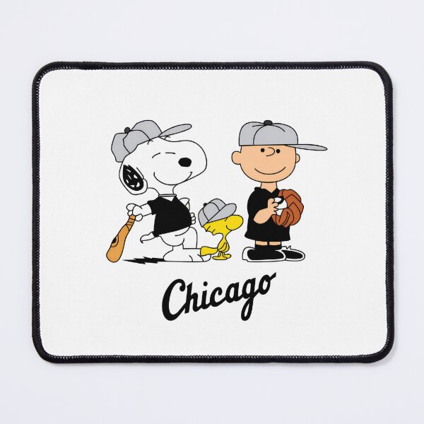 Item preview, Snoopy Charlie Brown Woodstock Chicago SOX Baseball designed and sold by PastelBeasts.