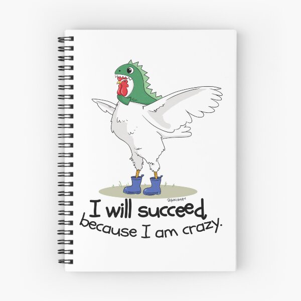 Item preview, Crazy Chicken funny designed and sold by KateHamArt.