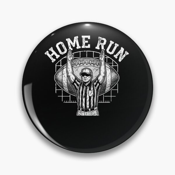 Item preview, Home Run Football Referee Funny Football Touchdown Homerun designed and sold by Pider-Vampire.