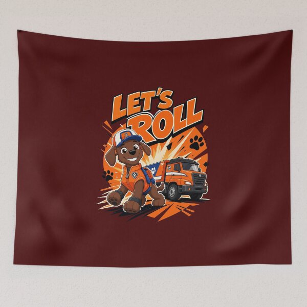 Item preview,  Let's Roll Construction Pup  designed and sold by Ksiiaissi.