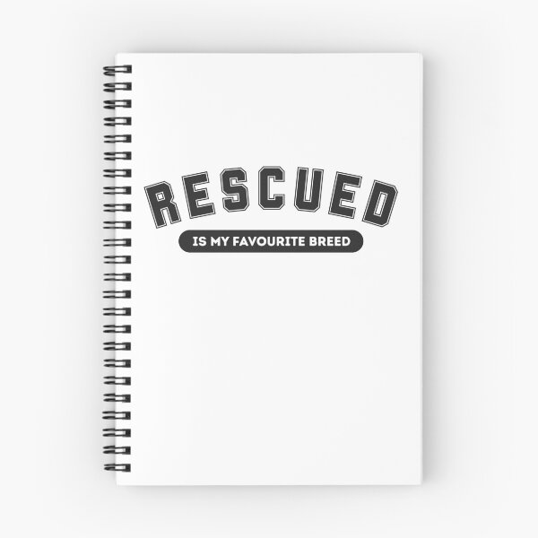 Item preview, Rescued Is My Favourite Breed - Varsity Pet Design designed and sold by NatMadCow Designs.