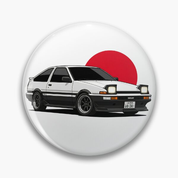 Item preview, Toyota AE86 Trueno JDM Vector Art | Initial D Drift Car  designed and sold by anuggra.