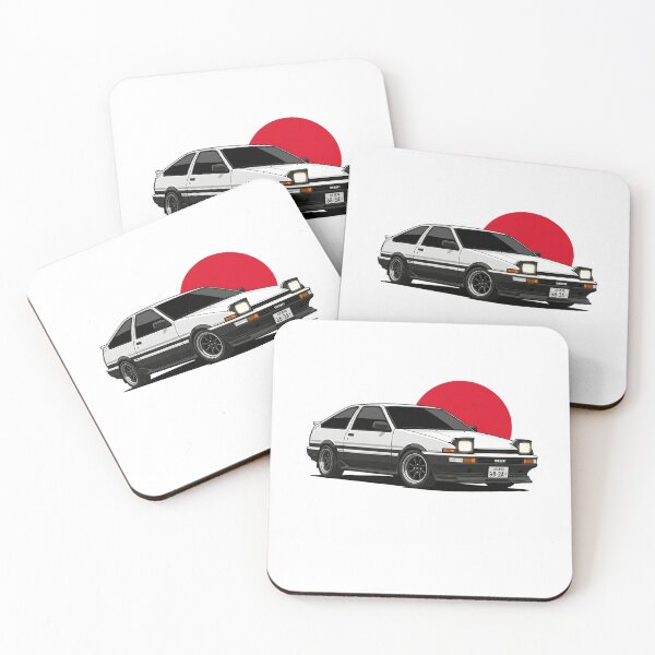 Item preview, Toyota AE86 Trueno JDM Vector Art | Initial D Drift Car  designed and sold by anuggra.