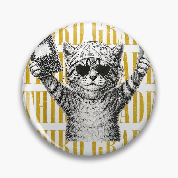 Item preview, Third Grade Funny Cat Back to School Teachers Boys Girls T-Shirt designed and sold by KTY-NUSS.
