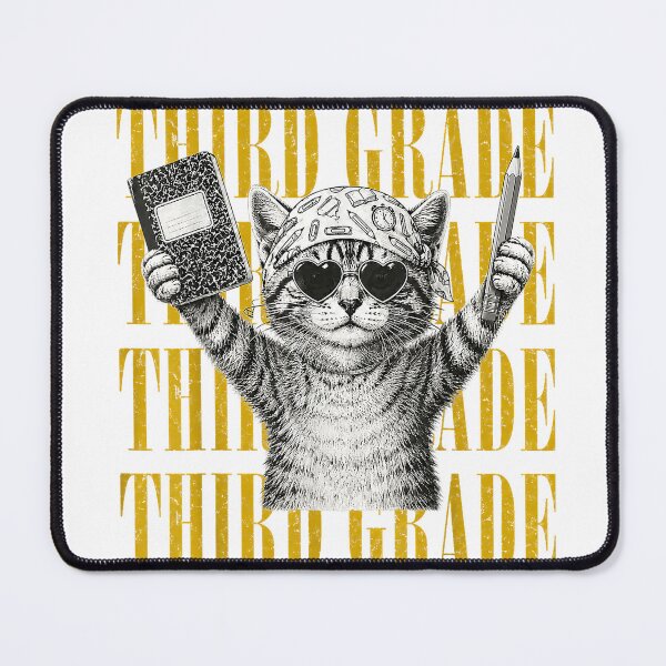 Item preview, Third Grade Funny Cat Back to School Teachers Boys Girls T-Shirt designed and sold by KTY-NUSS.