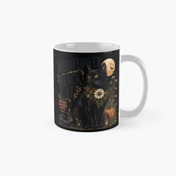 Item preview, Wildflower Black Cat Black Cat Halloween Retro Poster designed and sold by LiviuGligoros.