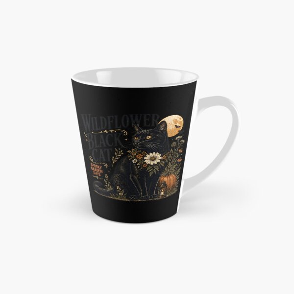 Item preview, Wildflower Black Cat Black Cat Halloween Retro Poster designed and sold by LiviuGligoros.