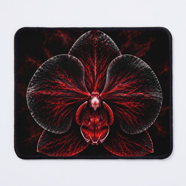 Item preview, Black Orchid Blood Red Veins designed and sold by KuzeyWestStudio.