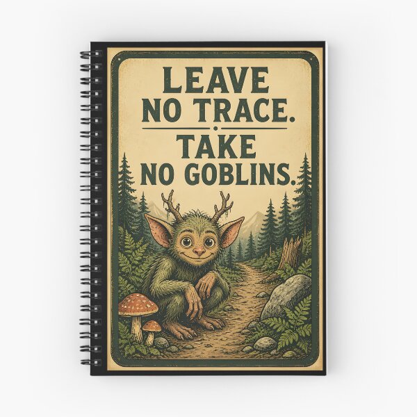 Item preview, Leave No Trace. Take No Goblins. designed and sold by FringeInk.