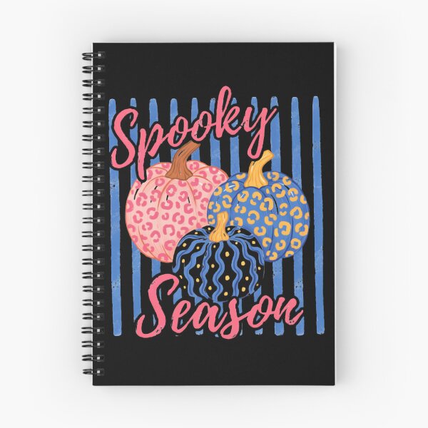 Item preview, Spooky Season Leopard Pumpkins Cute Pink Blue Halloween Fall  designed and sold by Zizo-DR44.