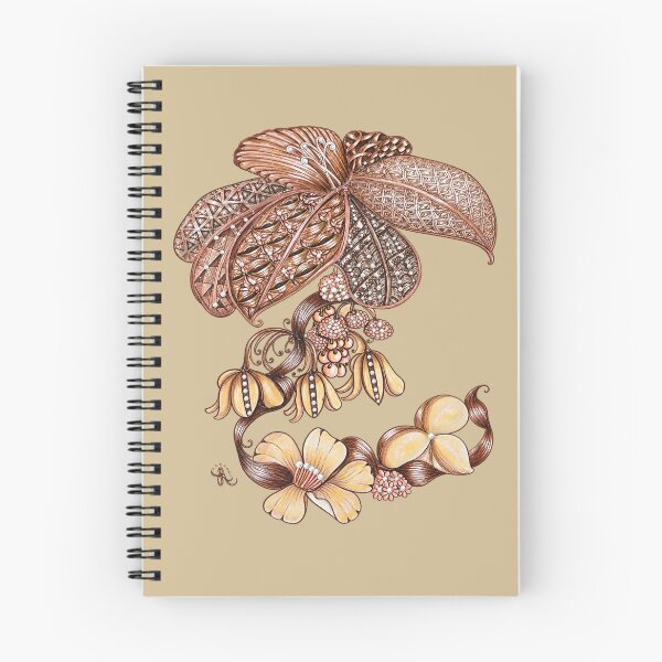 Item preview, Botanical Zentangle Floral Cascade designed and sold by LorieFossaArt.