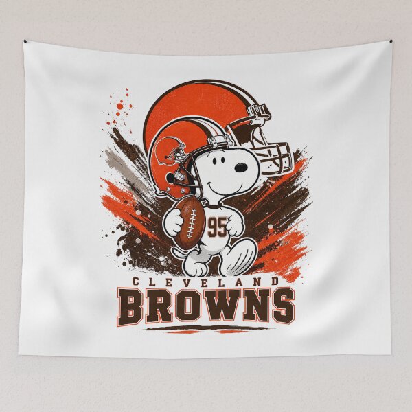 Item preview, Snoopy Cleveland Football Graphic Grunge Art  designed and sold by CaneufeyCip.