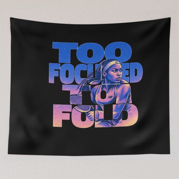 Item preview, coco gauff, Too Focused To Fold designed and sold by joetrade.