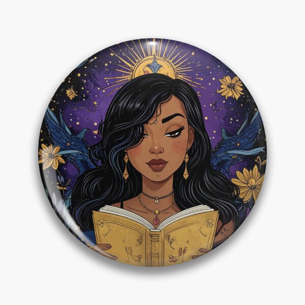 Item preview, The Reader Tarot Card Book Lover Mystical Woman Art designed and sold by TripleMoonCrafts.
