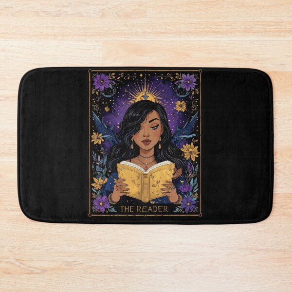 Item preview, The Reader Tarot Card Book Lover Mystical Woman Art designed and sold by TripleMoonCrafts.