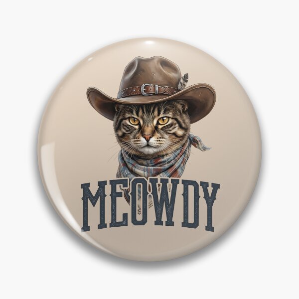 Item preview, Meowdy Cowboy Cat – Funny Western Cat Graphic designed and sold by artworkathome.