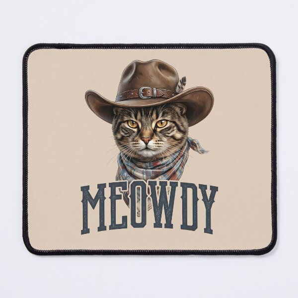 Item preview, Meowdy Cowboy Cat – Funny Western Cat Graphic designed and sold by artworkathome.