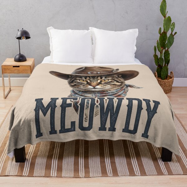 Item preview, Meowdy Cowboy Cat – Funny Western Cat Graphic designed and sold by artworkathome.