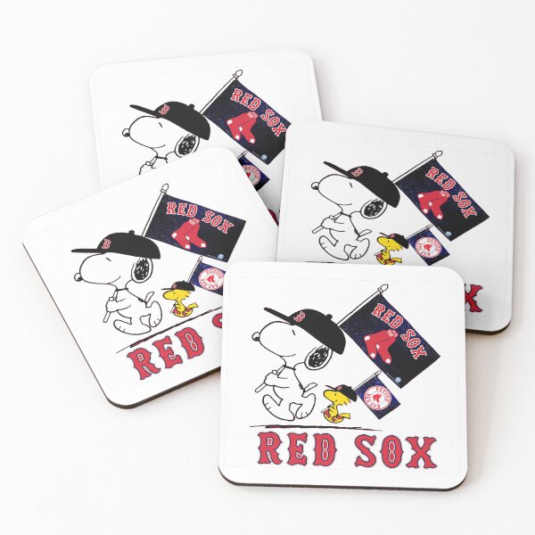 Artikelvorschau, Snoopy und die Woodstock Baseball Red Sox entworfen und verkauft von JoyfulInkArt.
