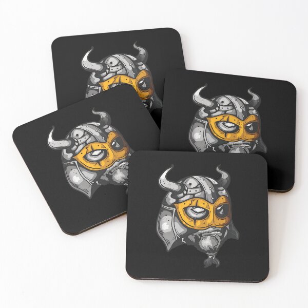 Item preview, Viking Warrior Helmet Golden Mask Graphic Art designed and sold by zoggdisorto.