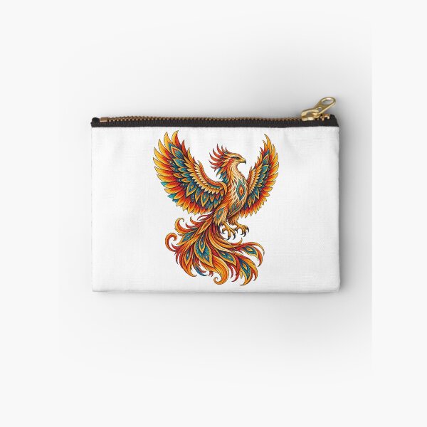 Item preview, Colorful Bohemian Phoenix Firebird – Ornamental Fantasy Bird Art designed and sold by PeanutGalSean.