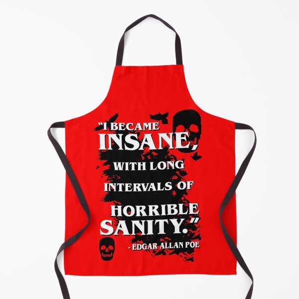 Item preview, I became insane, with long intervals of horrible sanity, Edgar Allan Poe designed and sold by 4gottenlore.