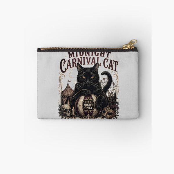 Item preview, Midnight Carnival Cat Black Cat Halloween Gothic Storybook Art designed and sold by BernoNickel.