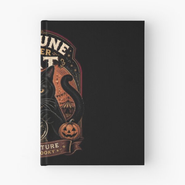 Item preview, Fortune Teller Cat Black Cat Halloween Retro Poster designed and sold by BernoNickel.