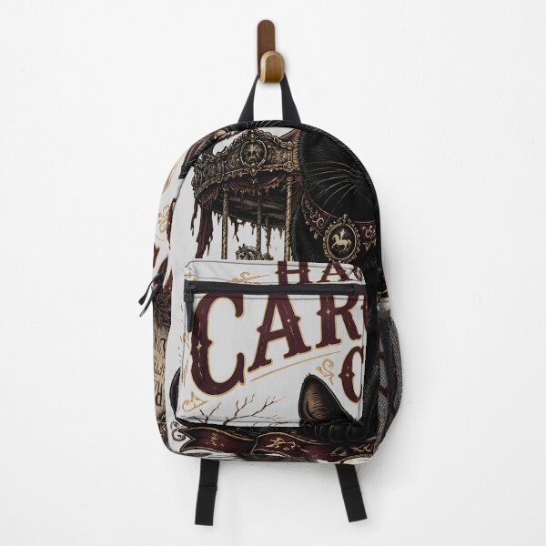 Item preview, Haunted Carousel Cat Black Cat Halloween Gothic Storybook Art designed and sold by BernoNickel.