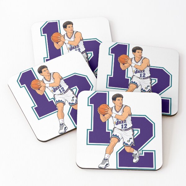 Artikelvorschau, John Stockton, Jazz-Basketballlegende entworfen und verkauft von MVP-ArtStudio.