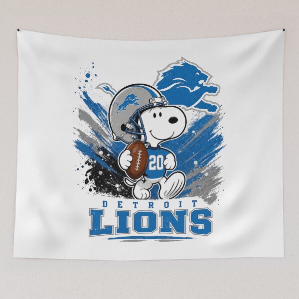 Item preview, Snoopy Detroit Football Graphic Grunge Art  designed and sold by CaneufeyCip.