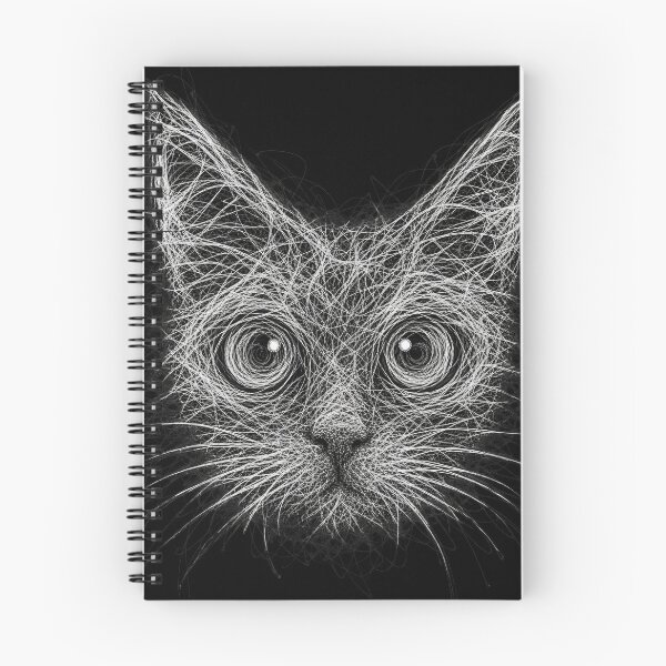 Item preview, Cat in Continuous Doodle - Abstract Art of Continuous Lines designed and sold by elglotonmusical.
