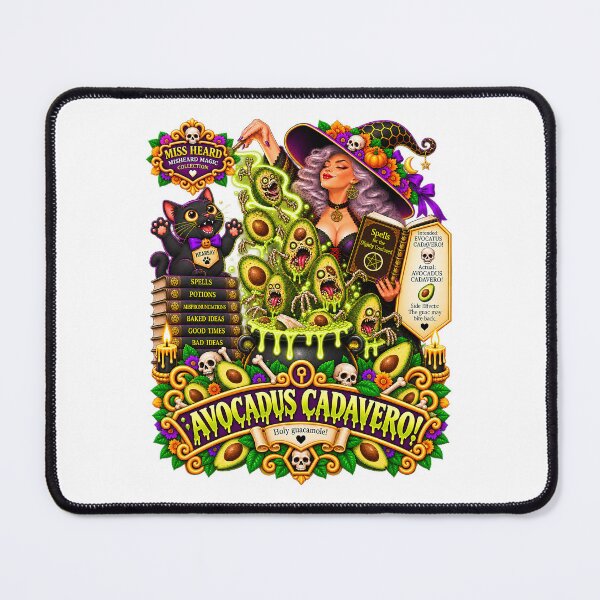 Item preview, MISS HEARD'S - ✨MISHEARD MAGIC COLLECTION✨ COLLECTION - THE HALLOWEEN INCANTATION - AVOCADUS CADAVERO designed and sold by WheelieGdArt.