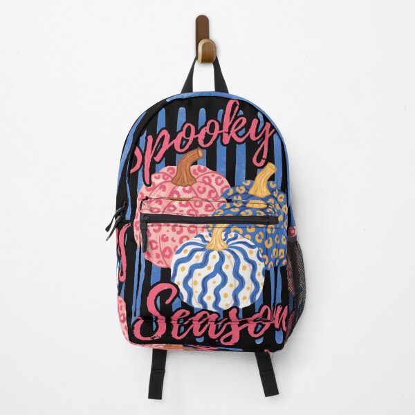 Item preview, Spooky Season Leopard Pumpkins Pink Blue Cute Halloween Fall Aesthetic designed and sold by Zizo-DR44.