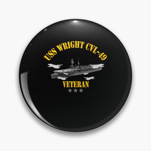 Item preview, USS Wright CVL-49 Veteran Aircraft Carrier Naval Heritage Design designed and sold by Osstaramilua.