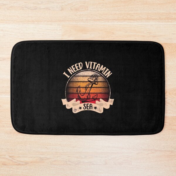 Item preview, Vintage Anchor I Need Vitamin Sea Sunset designed and sold by karimjcshaben.