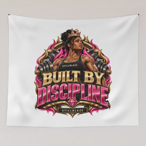 Item preview, Built by Discipline – Women’s Gym Motivation by STILLBLAZE designed and sold by BilcoStillbaze.