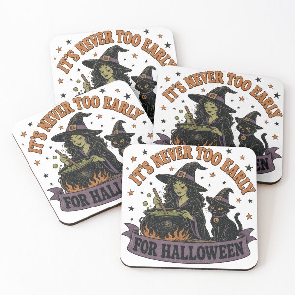 Item preview, It's Never Too Early For Halloween Witch designed and sold by GrooveAndGlow.