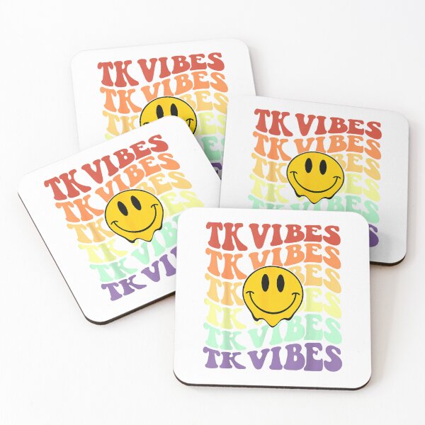 Item preview, Tk vibes crew retro smile face Back To School kindergarten T-Shirt designed and sold by Cafe18.
