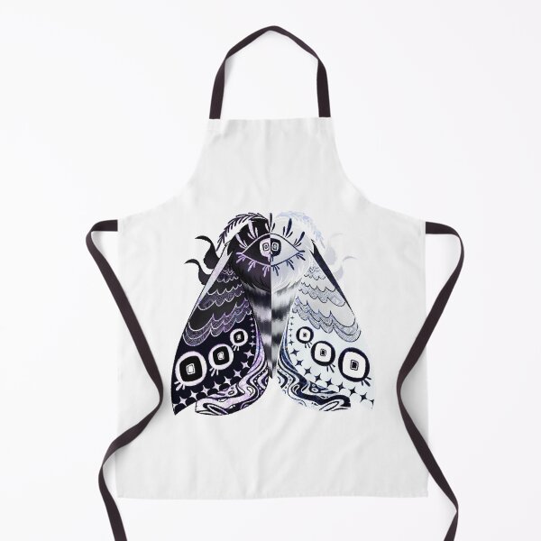 Item preview, Black And White Goth Moth designed and sold by haunted totem.