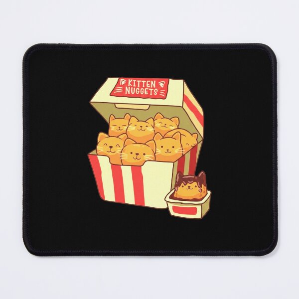 Item preview, Funny Kitten Nuggets Cute Cat Fast Food Parody Design designed and sold by MiALopezArt.