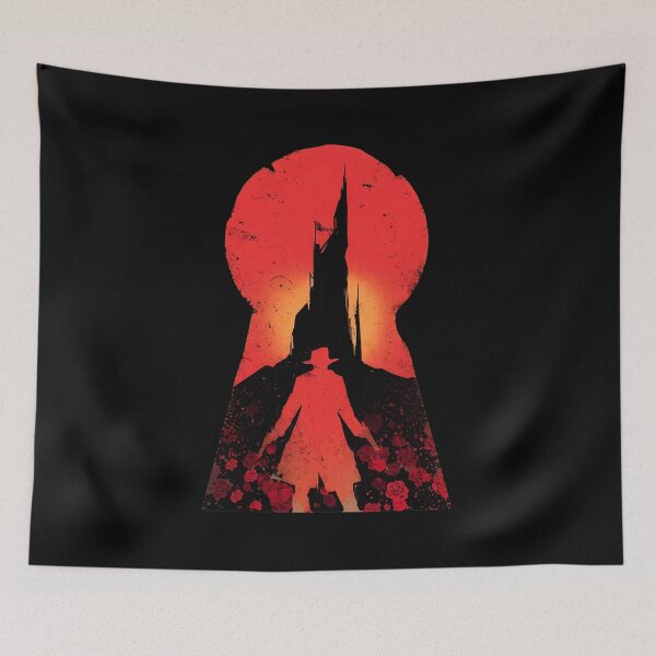 Item preview, Keyhole Gothic Tower Mystery Figure Roses  designed and sold by PATRTILLO.