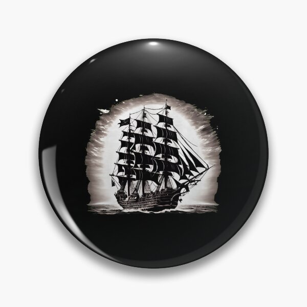Item preview, Vintage Tall Ship Nautical Art designed and sold by hovergzstrow.