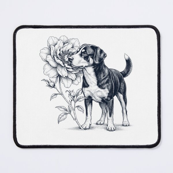 Item preview, Entlebucher Mountain Dog Smell Flower Dog Lover designed and sold by dian-rody-crest.